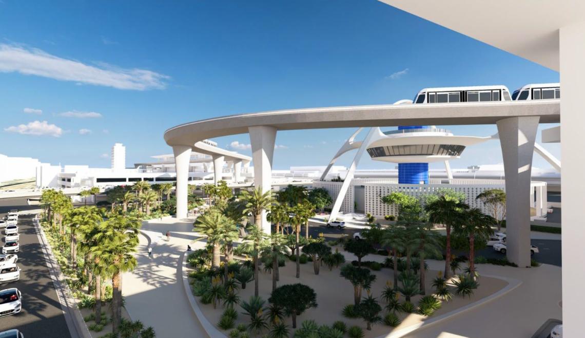 Here's a look at the planned refresh of LAX's central terminal